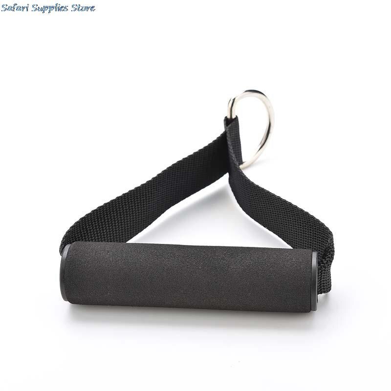 1 Pcs D Ring Pull Touw Handvat Arm Tricep Pulldown Training Touw Handvat V Bar Gym Training Armen Sterkte Fitness zwart