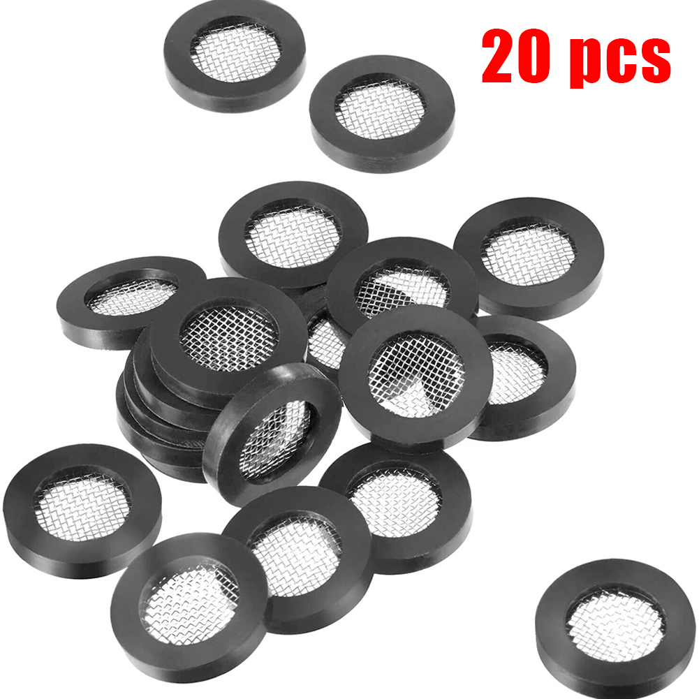 20 Stuks Slang Rubber Wasmachine Afdichting O Ring Slang Pakking Netto Gaas Voor Douchekop Roestvrij Staal Voor 1/2 Inch Kraankop Onderdelen: Default Title