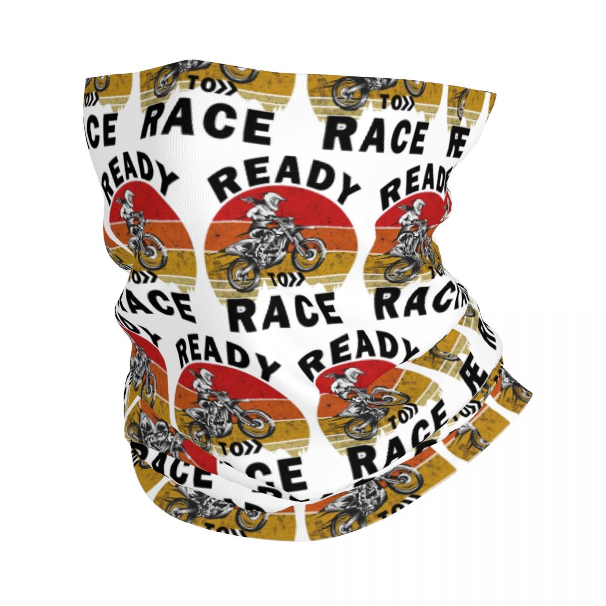 Aangepaste Ready To Race Oostenrijkse motorfiets nekbeschermer dames heren winddichte winterbandana sjaal voor fietsen: MULTI