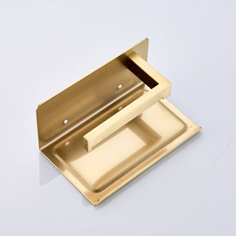nordisch Gold pinsel papier rollen Gestell 304 Edelstahl papier Halfter Goldene Schlecht Papier Gestell Schlecht Vergeben Handy, Mobiltelefon Gestell