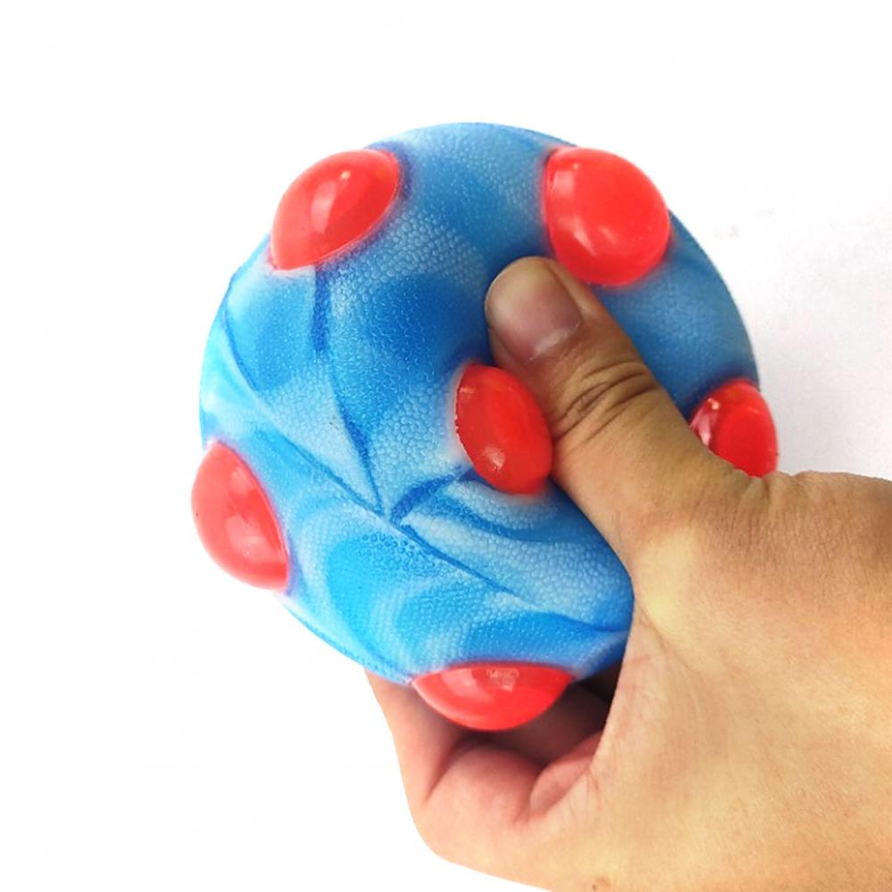 Dog Molar Ball Bite Resistance Safe TPR LED Dancing Ball Toys for Dog
