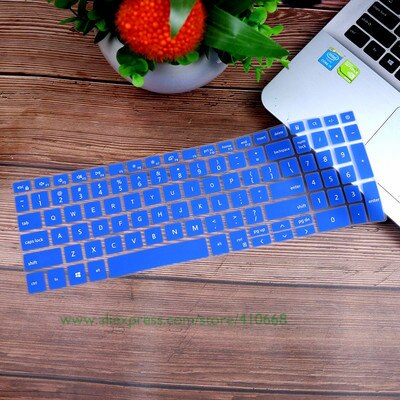 Silikon Tastatur Abdeckung Haut Schutz Für Dell Inspiron 15 5000 5590 5598 7000 7590 7591 Vostro 15 5590 v5590: Blau