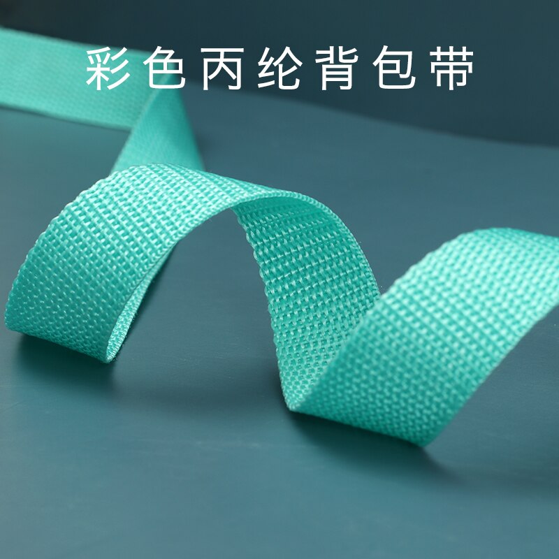 Rugzak Accessoires Schooltas Met Kleur Canvas Tas Met 2.5Cm Breed Touw Platte Riem Singels Riem Touw Riem