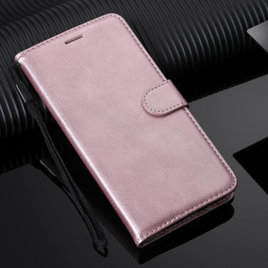 Honra 9a caso para huawei honra 9a MOA-LX9N caso carteira de couro da aleta para huawei honra 9a caso do telefone coque funda: RoseGold