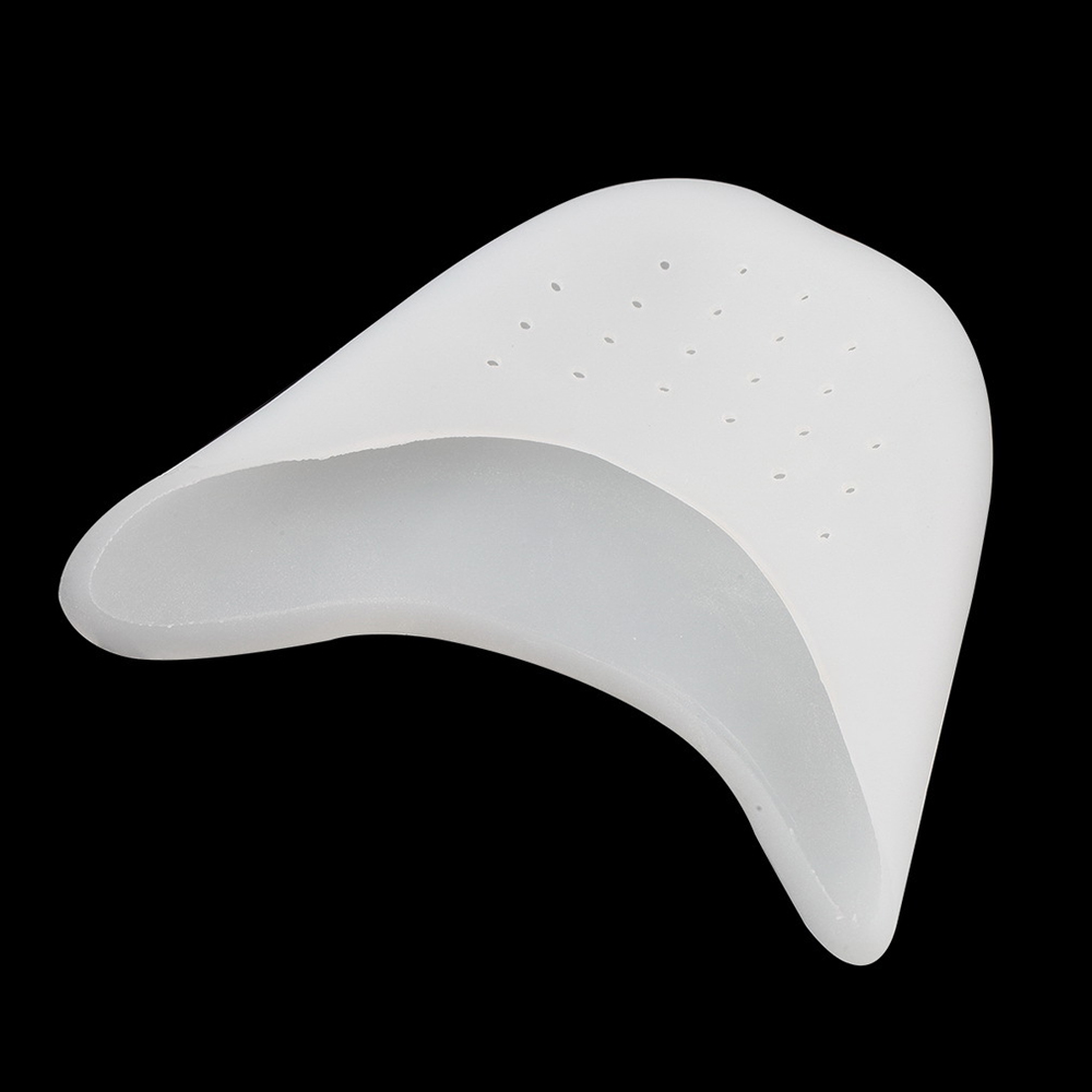 Almohadillas de Gel de silicona para Punta de baile, para Ballet, baile, Protector de punta de pie con Agujero de respiración, transpirable, absorción de impacto, 1 par