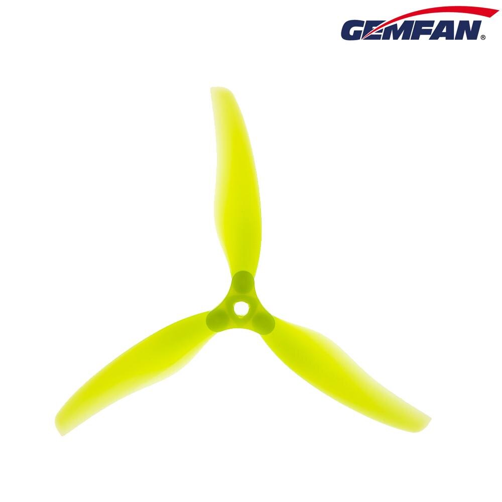 10Pairs GEMFAN Floppy Proppy F5135 F6030 5.1/ 6inch Foldable 3-Blade Propeller for FPV Freestyle Long Range 4/6S 5/6inch Drones: F6030 Yellow