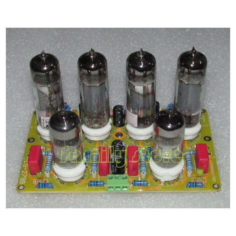 Classic Mooie Geluid Dynaco Versterker Push-Pull Lijn Stereo Versterker Board6N2 + 6P14, buis Amplified Inverterende Push-Pull Uitgang