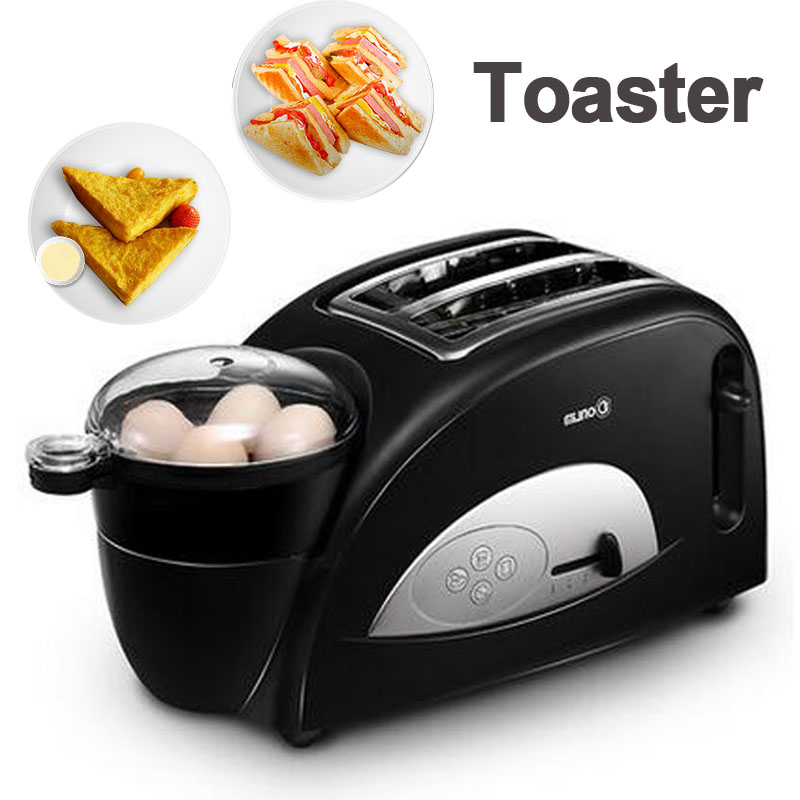 XB-8002 Bread baking household bread maker multi-function Full-automatic breakfast Toaster with boil eggs 220v 1200w 1pc