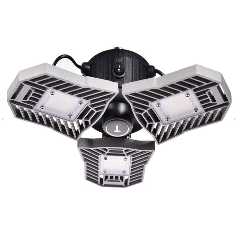 6500K LED Light Waterproof and Durable 6000Lm LED Variable Adjustable Industrial Light Human Body Induction I88 #1: Silver Radar