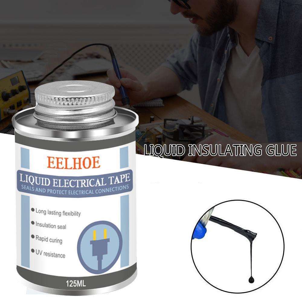 125ml flydende isolering elektrisk tape rør pasta anti-uv tør dielektrisk belægning vandtæt hurtig tape  z9 e 1