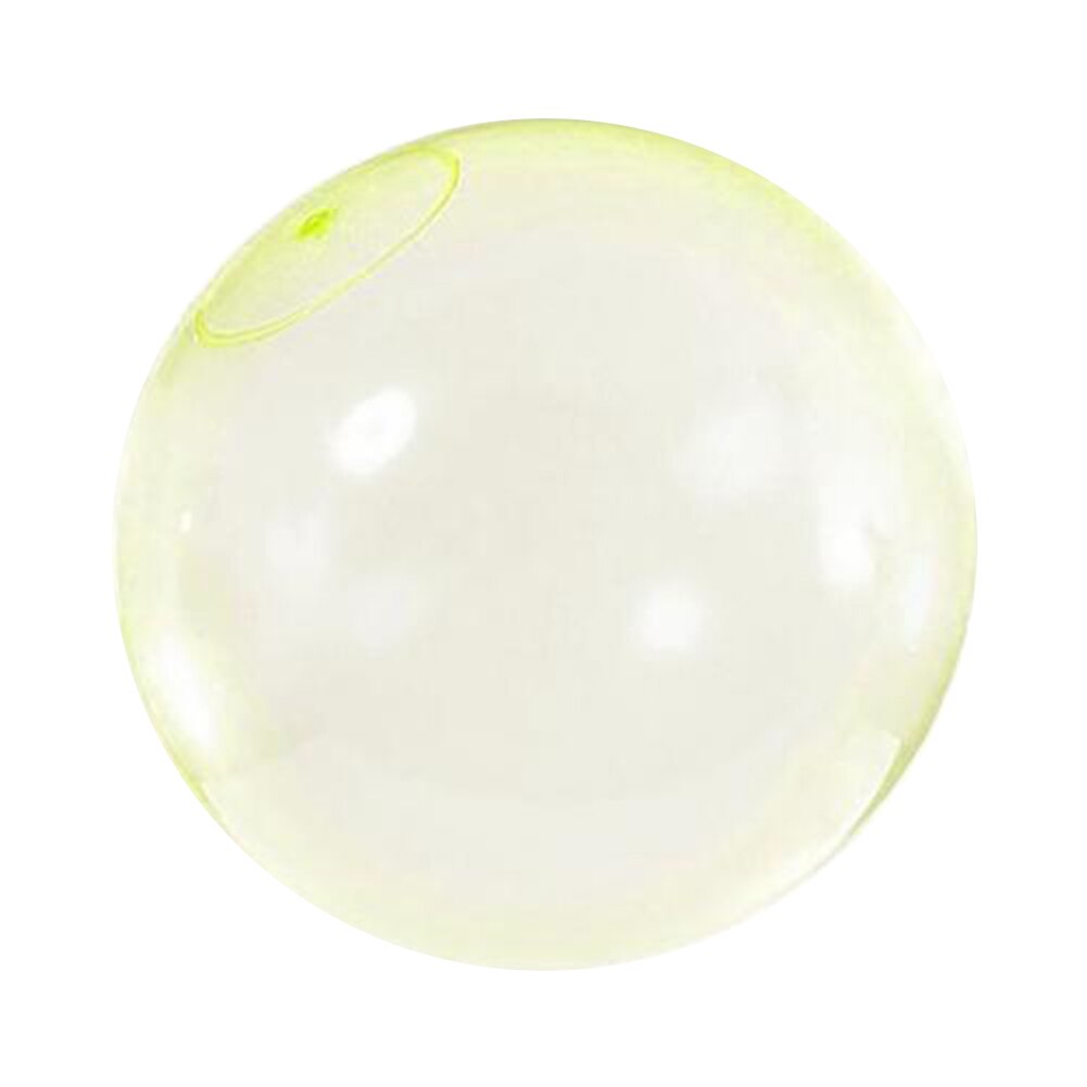 Magic Ball Bubble Giant Amazing Bubble Ball Blow Up Balloons Toy Fun Party Summer Game Bubble Ball Stress Ball Outdoor: 35cm yellow