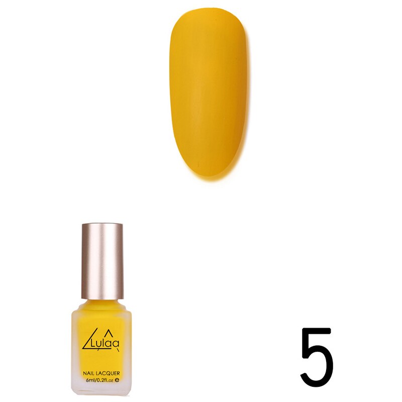 Matowe lakier robić paznokci matowy efekt przyjazne dla środowiska aksamit gładki lakier robić paznokci LDO99: 05