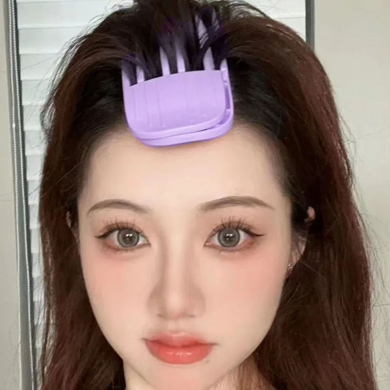 Criar penteados fofos grampos de cabelo feminino plástico curling franja pente raízes de cabelo volumizing hairpin conveniente acessórios para o cabelo