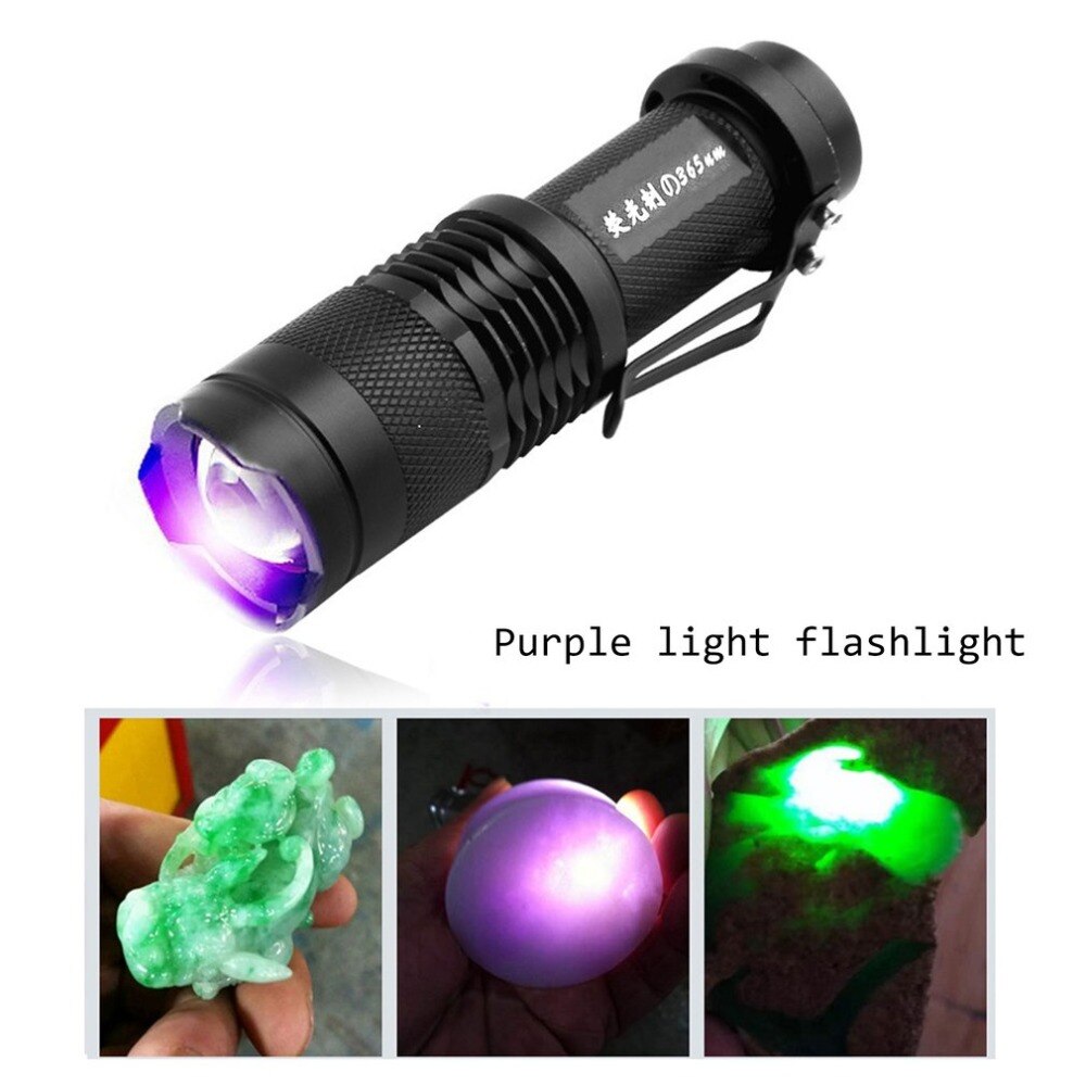 LED Flashlight UV Detector Ultra Violet 395nm Inspection Lamp Torch Pet Stains Scorpions Led UV Flashlight Torch Light UV Lamp