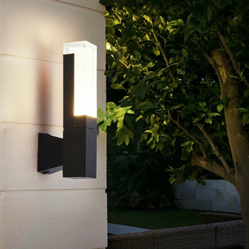 Led Waterdichte Wandlampen, Binnen-En Buitenlicht, Binnenplaats Veranda, Woonkamer, Gang, Slaapkamer Muur Schans,