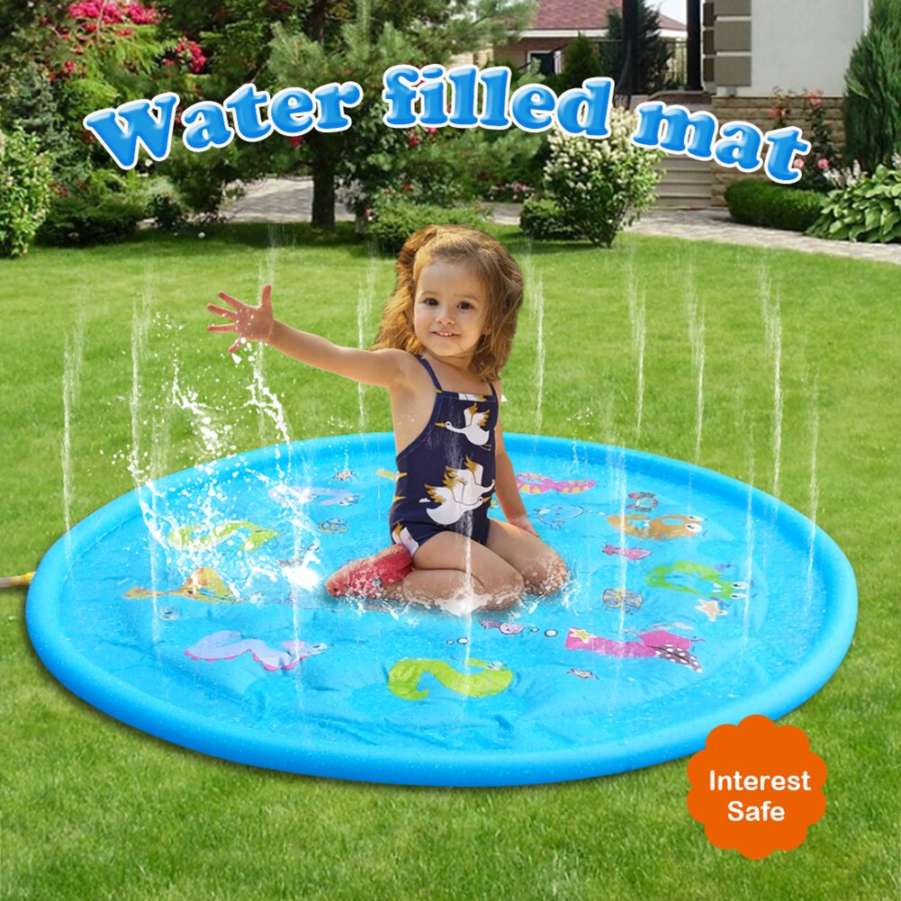 Acqua Zerbino Giochi per Bambini Zerbino Del bambino Acqua Zerbino Giochi D'acqua Zerbino Del Gioco Del bambino Zerbino Giochi Spiaggia Gonfiabile Acqua Nebulizzata cuscino Giocattoli