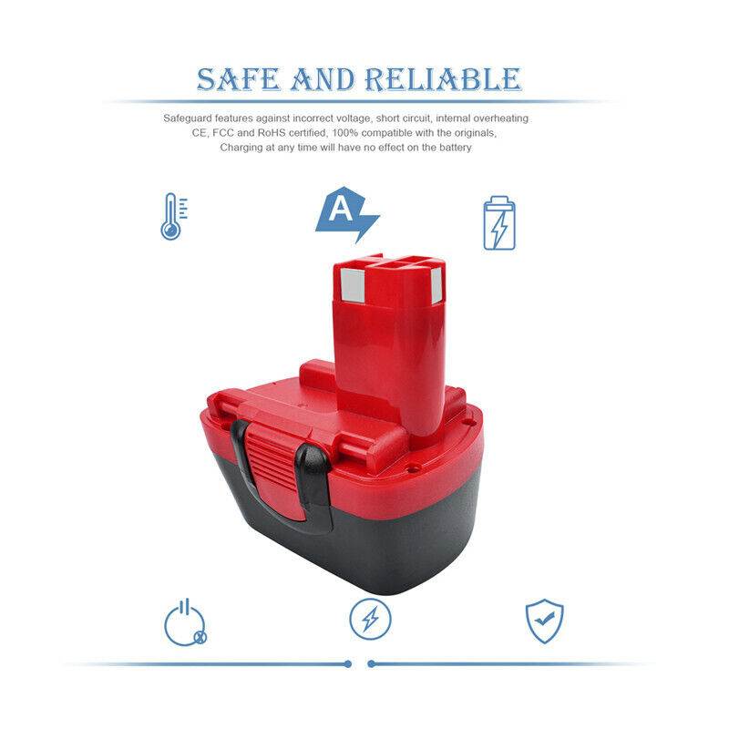 12v para Bosch BAT043 3,5mAH batería Compatible con taladro PSR 12 GSR 12 VE-2,GSB 12 VE-2,PSB 12 VE-2, BAT043 BAT045 BTA120