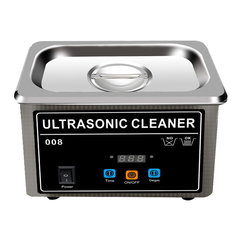 Ultralydrens 35w 800ml husholdnings digital kurv i rustfritt stål 110v 220v ultralyd rengjøring for protese klokker briller
