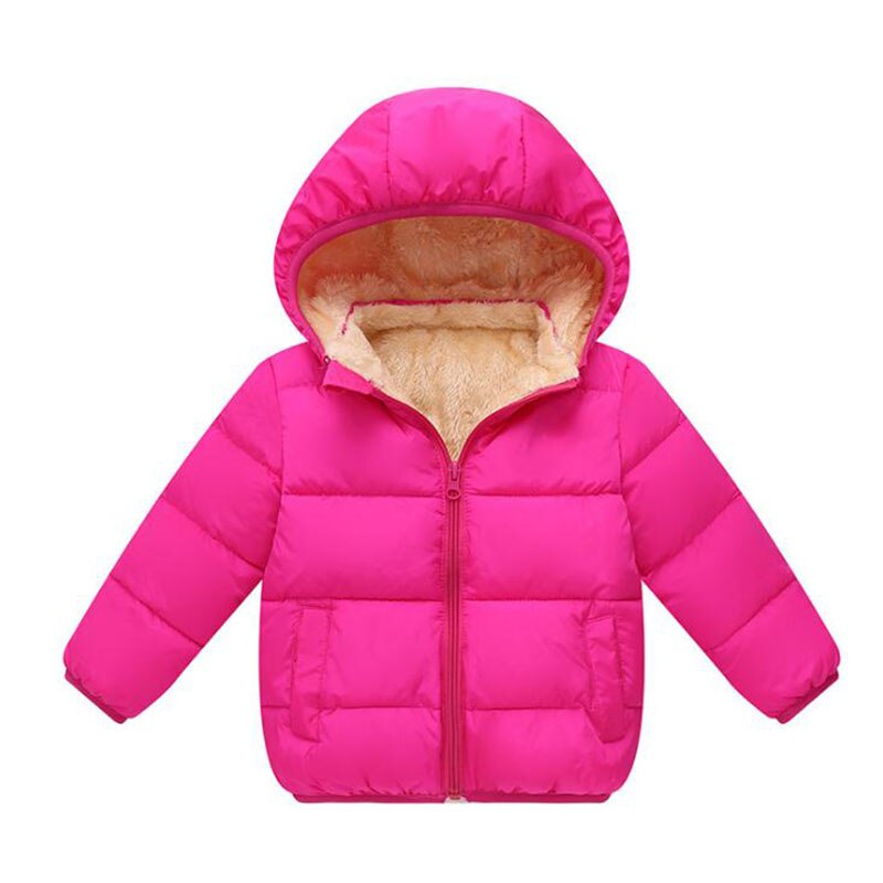 Hooded Baby Down Jas Katoen Pasgeboren Winter Pak Peuter Meisjes Kleding 5 Kleuren Warme Winterjas Voor Jongens