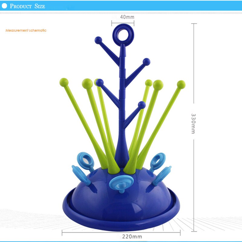 Babyflaskor torkställning glas bänkskiva escorredor de mamadeira torkning rengöring torktumlare avloppsförvaring torktumlare