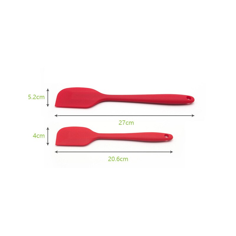 4-sztuka żaroodporne szpatułki silikonowe zestaw | Gumowej szpatułki naczynia kuchenne nie-Stick robić gotowania, pieczenia i mieszania