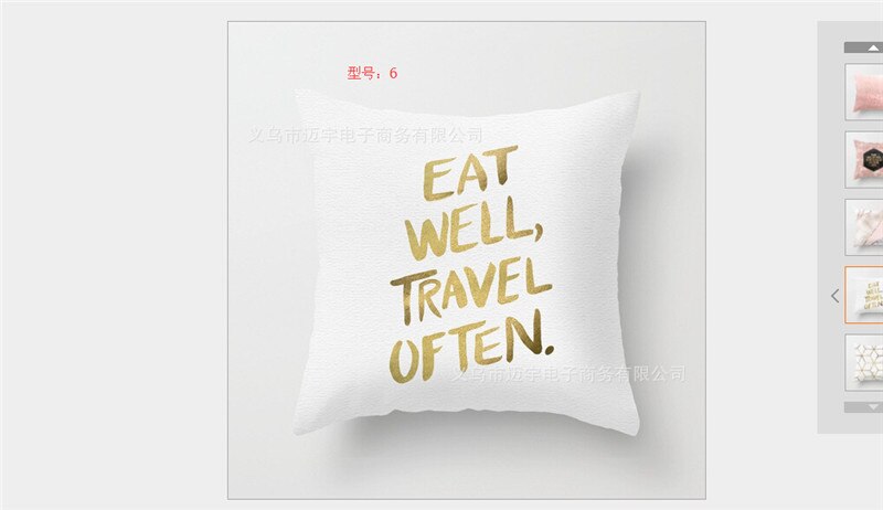 45x45 CM mémoire mousse oreiller Polyester lettre Case voiture taille coussin décor à la maison fantaisie Offre Spéciale: 6
