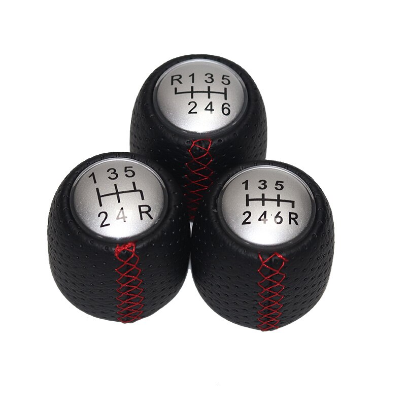 5/6 speed Leather Car Gear Shift Konb Gaiter Shifter Knob For ALFA ROMEO 147 For SPIDER 2005 2006 2007