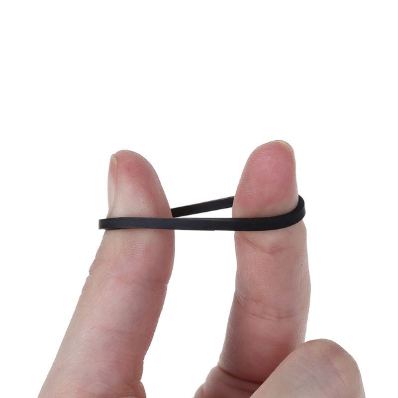 50PCS 1.2mm Replacement Turntable Belt Rubber Drive Belt for Record Player Walkman DVD CD-ROM Repeater Phono 30-40mm Belt