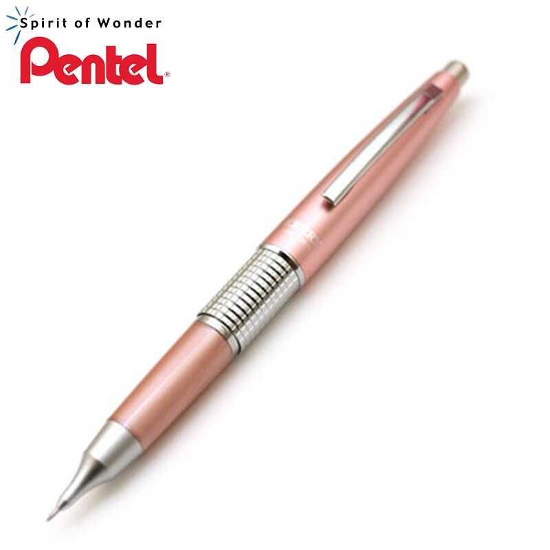 Une pièce Pentel P1035 Kerry crayon mécanique corps en métal 0.5mm 4 couleurs stylo de signature bureau et fournitures scolaires