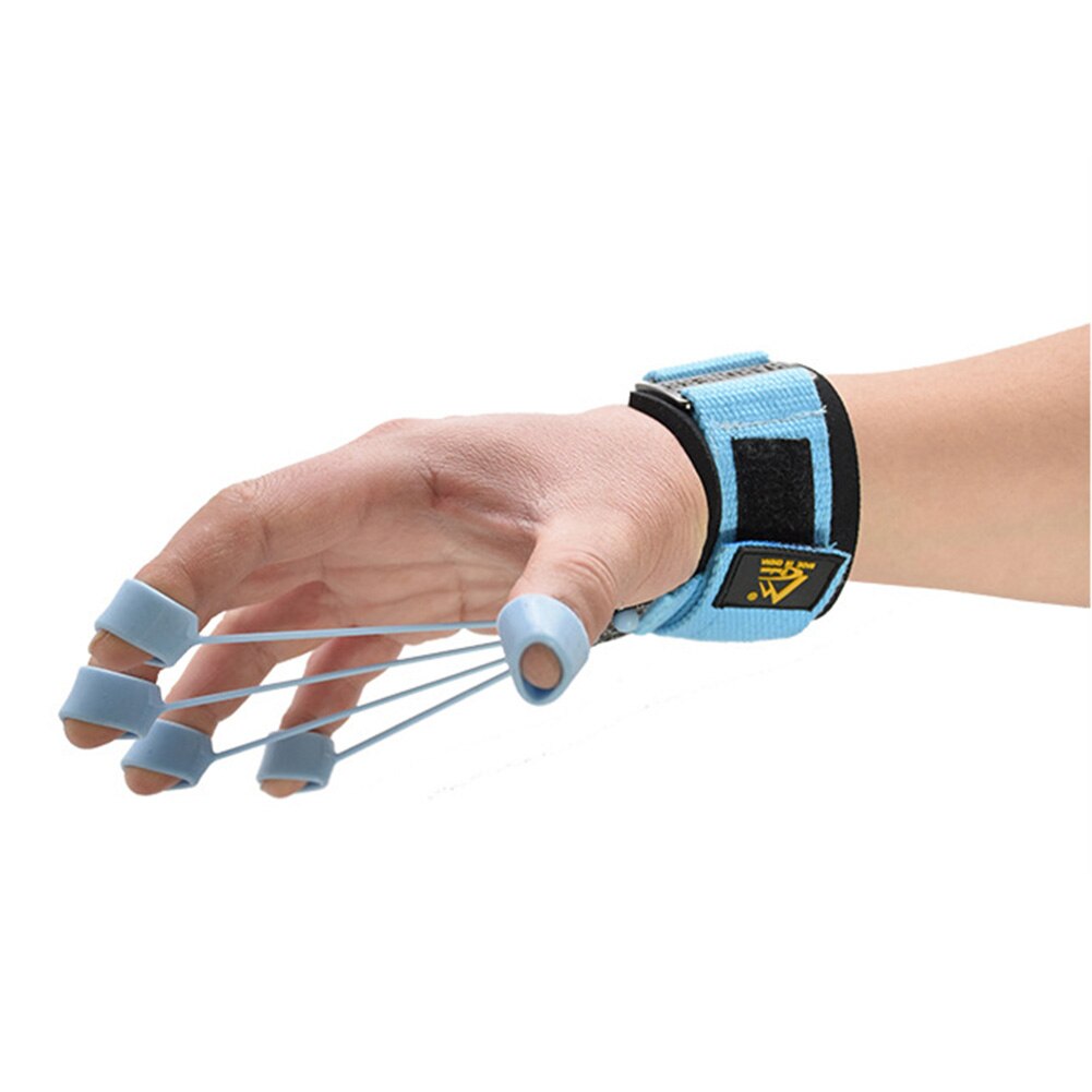 Finger Gripper Strength Trainer Extensor Exerciser Finger Flexion And Extension Training Device With Resistance Band