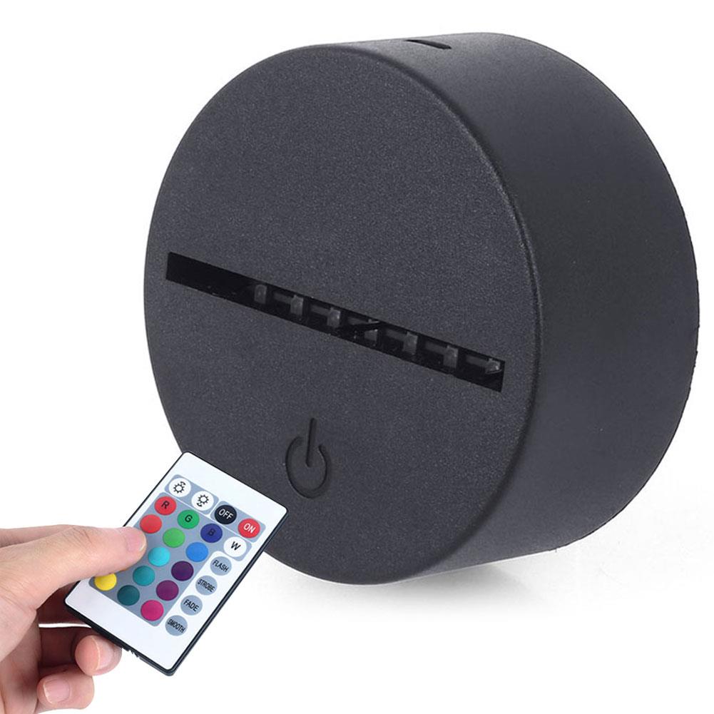 with Remote Control Lamp Holder Night Light Lighting Fixture Romantic Touch Lamp Bases Light Base Display Luminous Modern