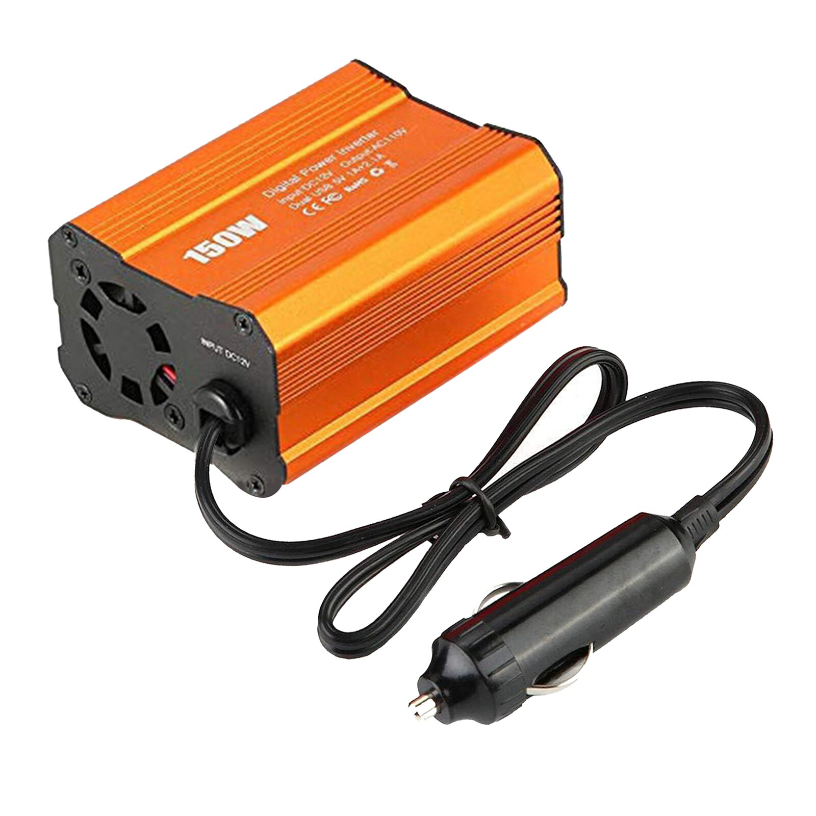 150W Car Power Inverter DC 12v to AC 110v Converter Dual USB Charger Adapter 150W Portable Auto