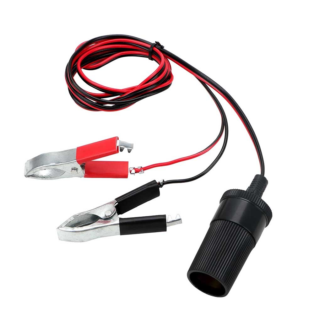 Auto Accessoires Vrouwelijke Batterijen Socket Plug Auto Batterij Terminal Klem 12V 15A Sigarettenaansteker Stopcontact Adapter