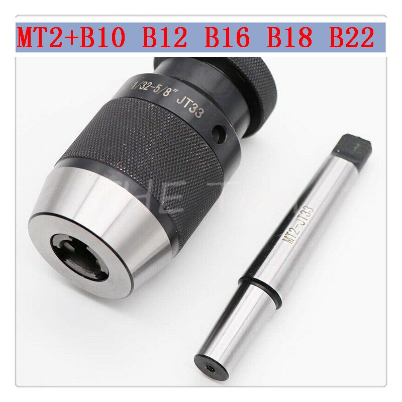 Self-Tightening Drill Chuck 1-13 B16 1-16 B18 Milling Machine Drill Chuck Heavy Duty Electric Drill