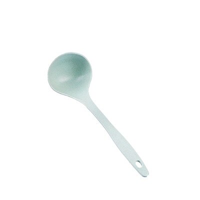 Miljøvenlig husholdning langskaftet plastik congee ske køkkenredskaber fortykket stor ske suppe ske ris ske: Grøn