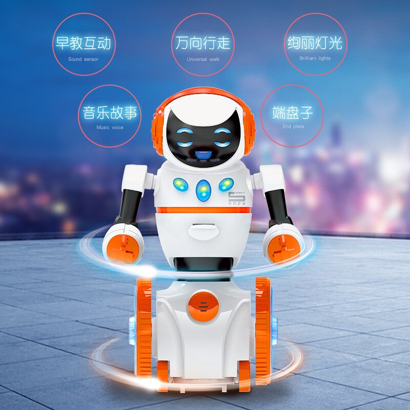 Infrarood Afstandsbediening Robot Kinderen Vroegschoolse Verhaal Elektrische Model Intelligente Robot Speelgoed