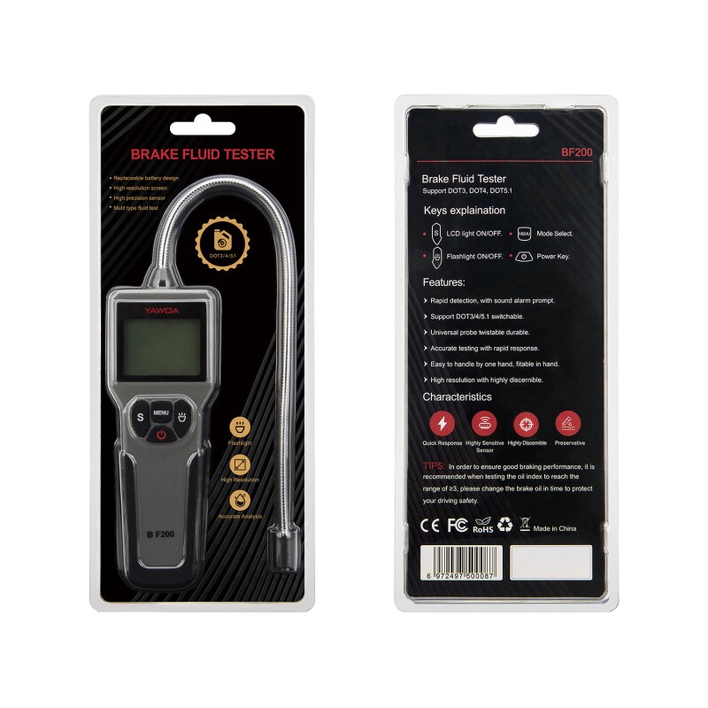 FAST SHIP! Accurate Oil Check Pen Universal Brake Fluid Tester Car Battery Tester Vehicle Auto Automotive Testing Tools