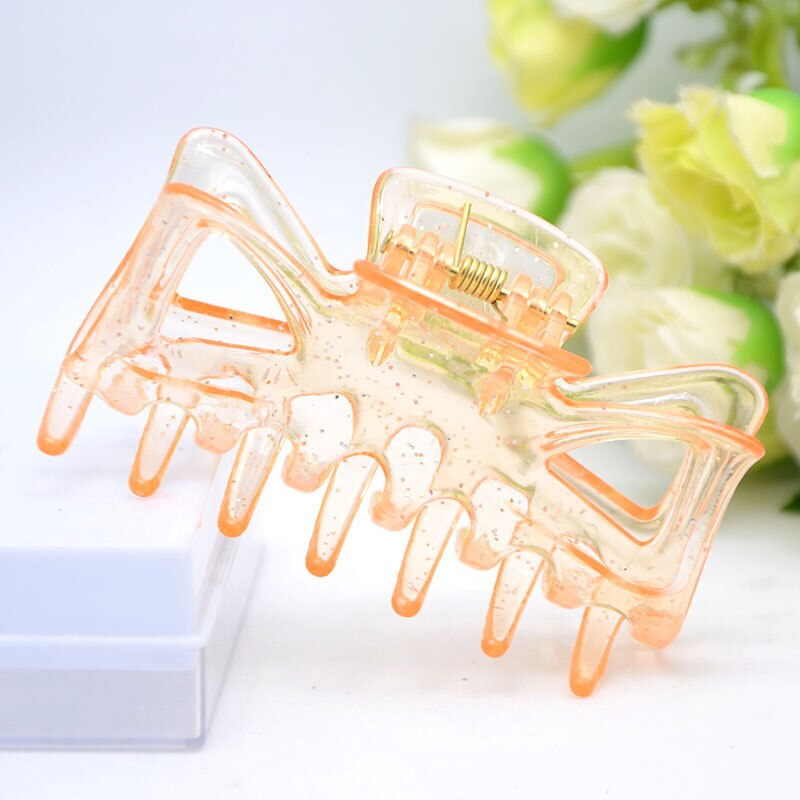 Pinzas para el pelo para mujer, horquillas de colores caramelo, pinzas para el pelo de cangrejo, maquillaje, herramienta de lavado, accesorios para el cabello, 7cm x 3,5 cm, 1 ud.: P8