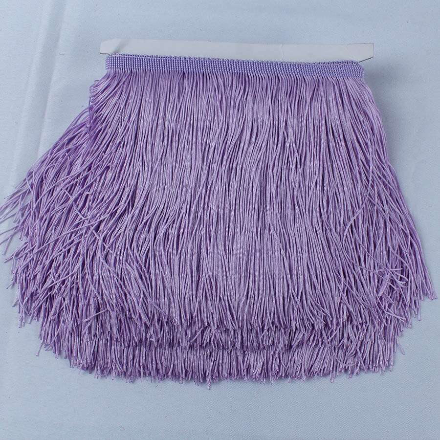 10 Yards/lot Lace Fringe Tassel Polyester Lace Trim Lint DIY Gordijn Latin Jurk Podium Kledingstuk 15 cm/ 20 cm/30 cm Breed: M / Blauw