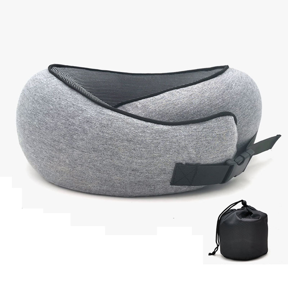 U-Shaped Pillow Neck Pillow U-Shaped Pillow Travel Car Neck Pillow Airplane Travel Pillow Long-Distance Flight Sleeping Artifact: green