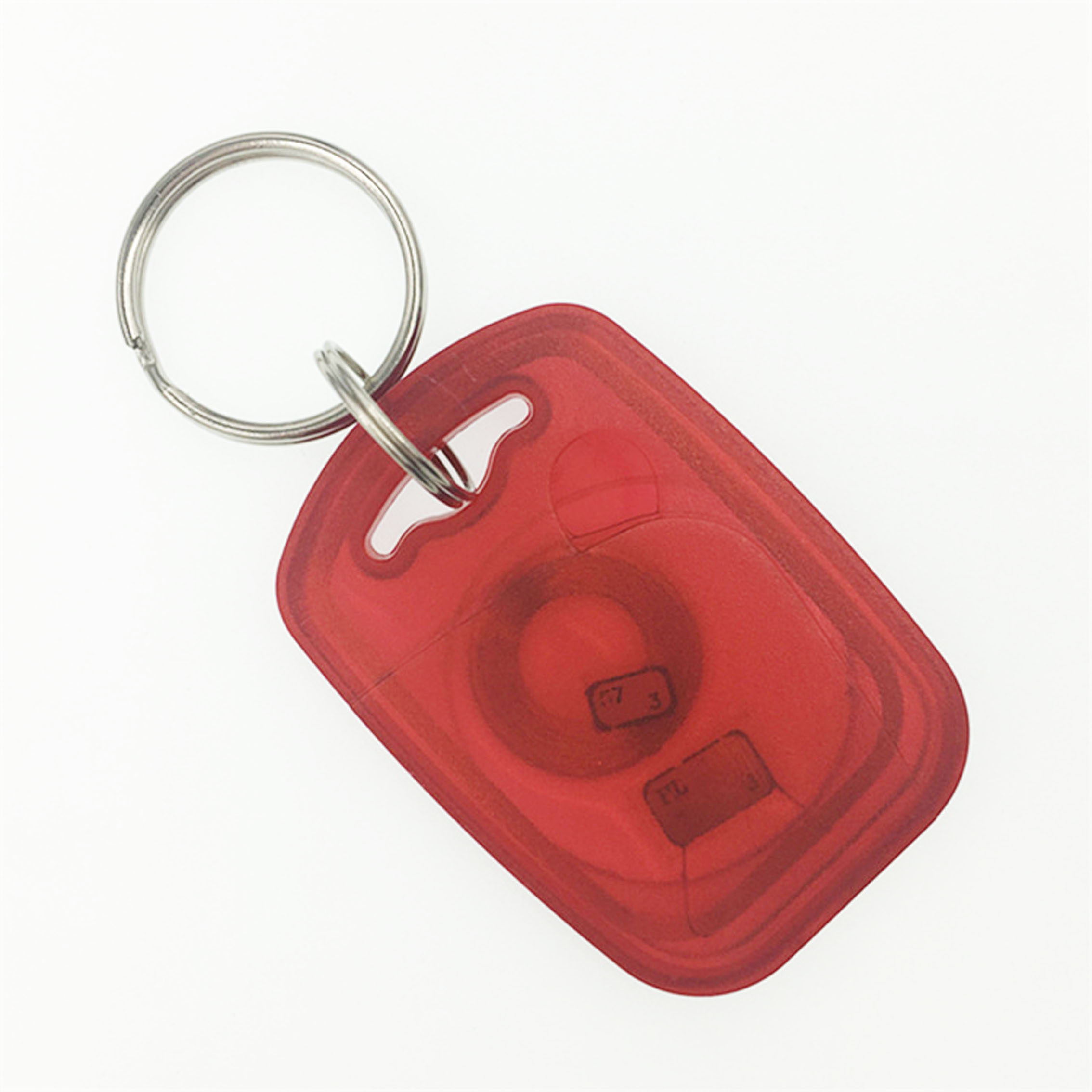 Frecuencia de Chip Dual RFID 13,56 Mhz 1K UID y EM4305 o t5577 125 kHz, etiqueta de clave de identificación, reescritura legible y grabable para copia de seguridad: Caqui