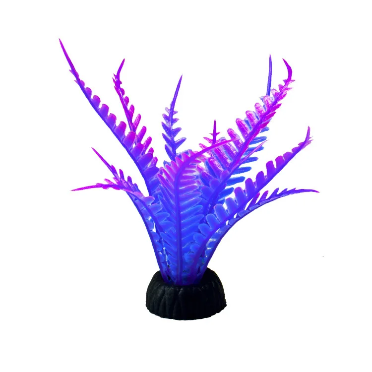 Aquário artificial decorativo pvc plantas aquáticas simulação água ervas daninhas ornamento tanque de peixes grama decoração acessórios: green