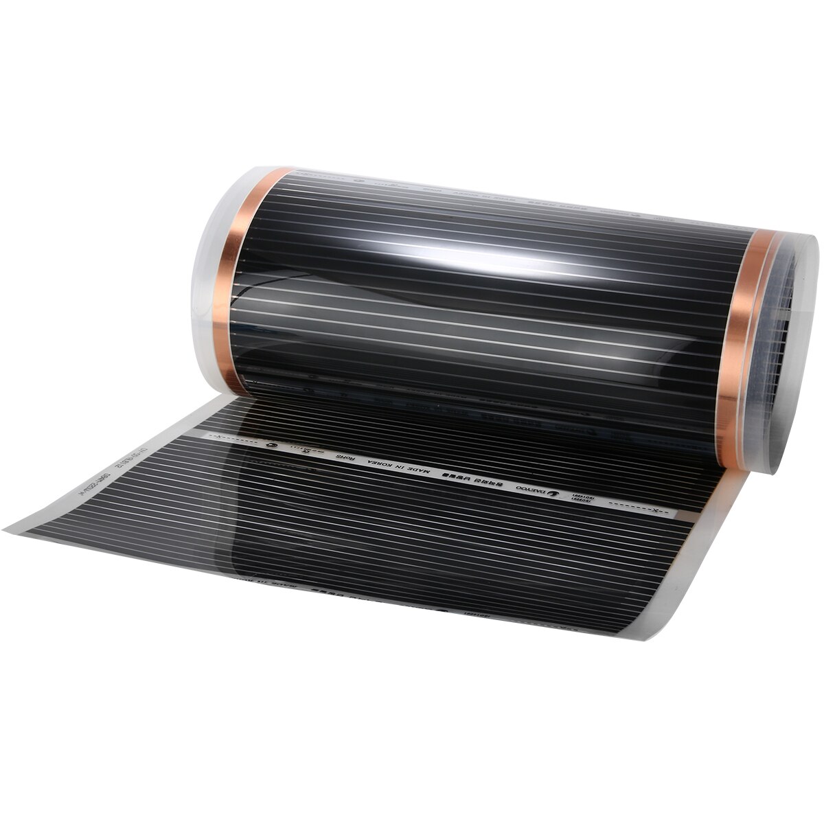 Practical Crystal Carbon Fiber Infrared Heating Film 50cmx2m Healthy Floor Heating Infrared Underfloor Heating Mat