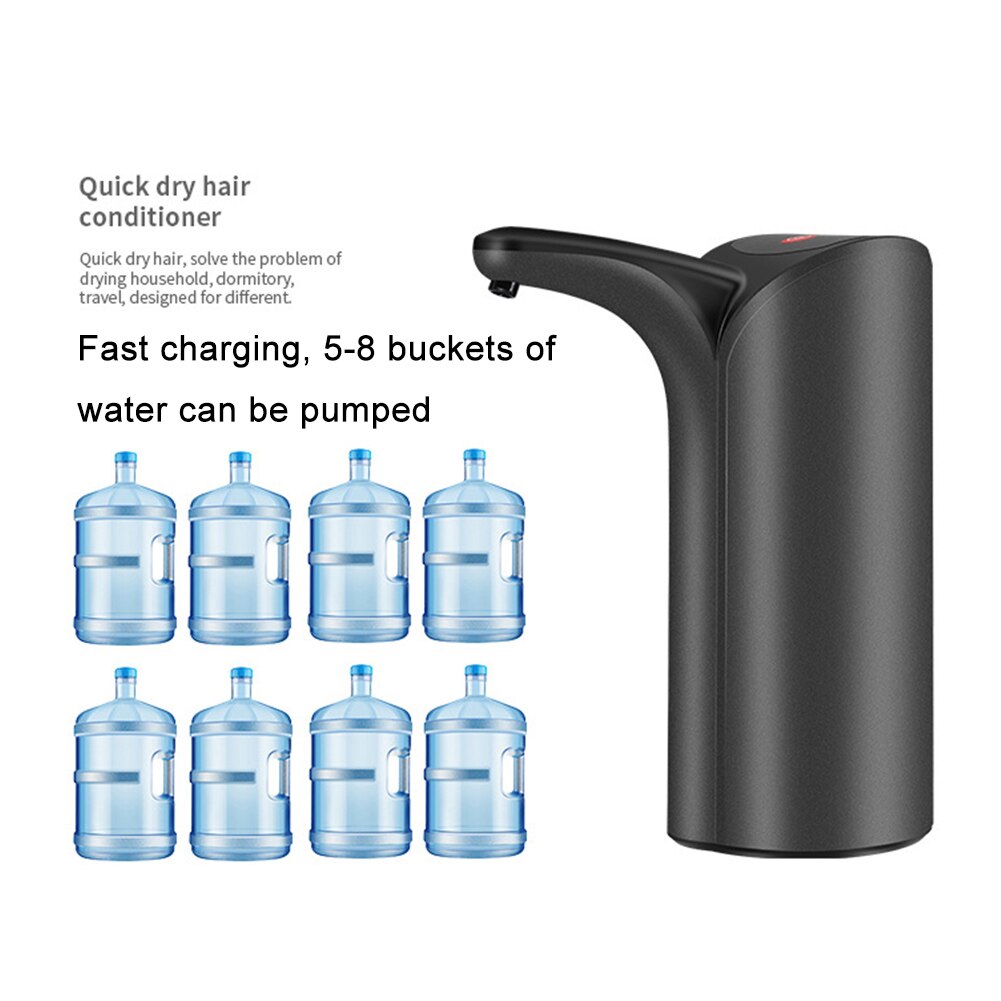 Automatische Pomp Voor Water Fles Elektrische Drinkwater Pomp Dispenser Draagbare Usb Charge Fles Waterpomp