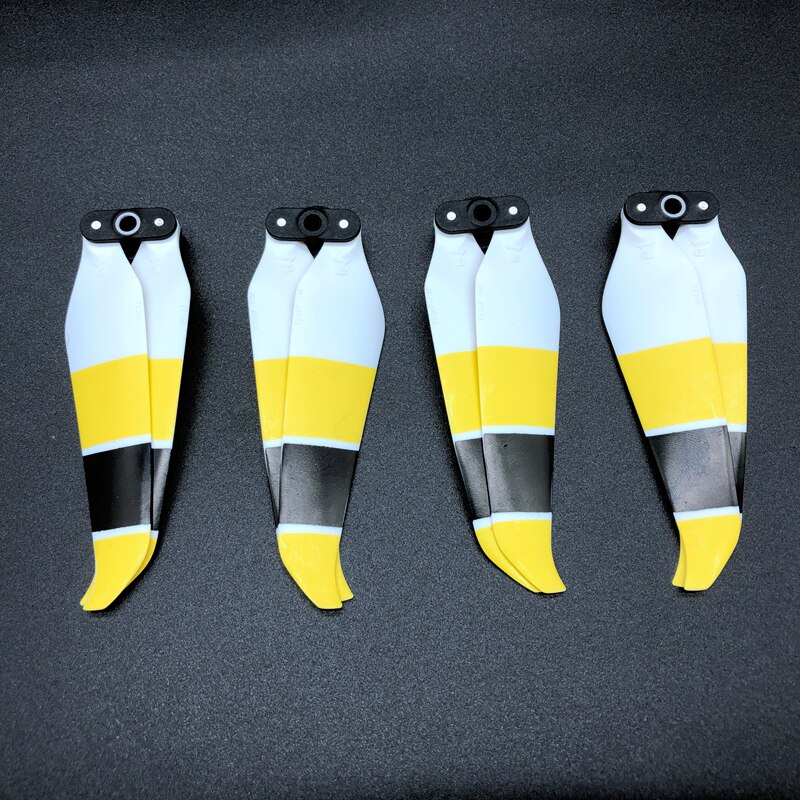 7238F Colorful CW CCW Replacement Propellers Low Noise Props Quick Release Blades Wing for DJI Mavic Air 2 Drone Accessories Kit: 4pcs yellow black