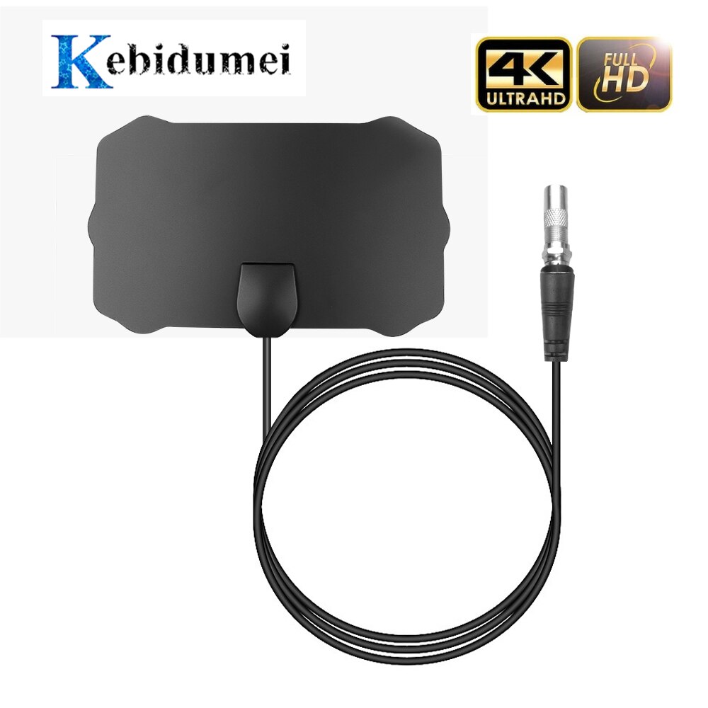 Indoor Digitale Tv Antenne Vierkante Shield Antenne 200 Mijl Bereik 4K Hdtv Digitale 1080P Tv Antenne Signaal Ontvanger booster