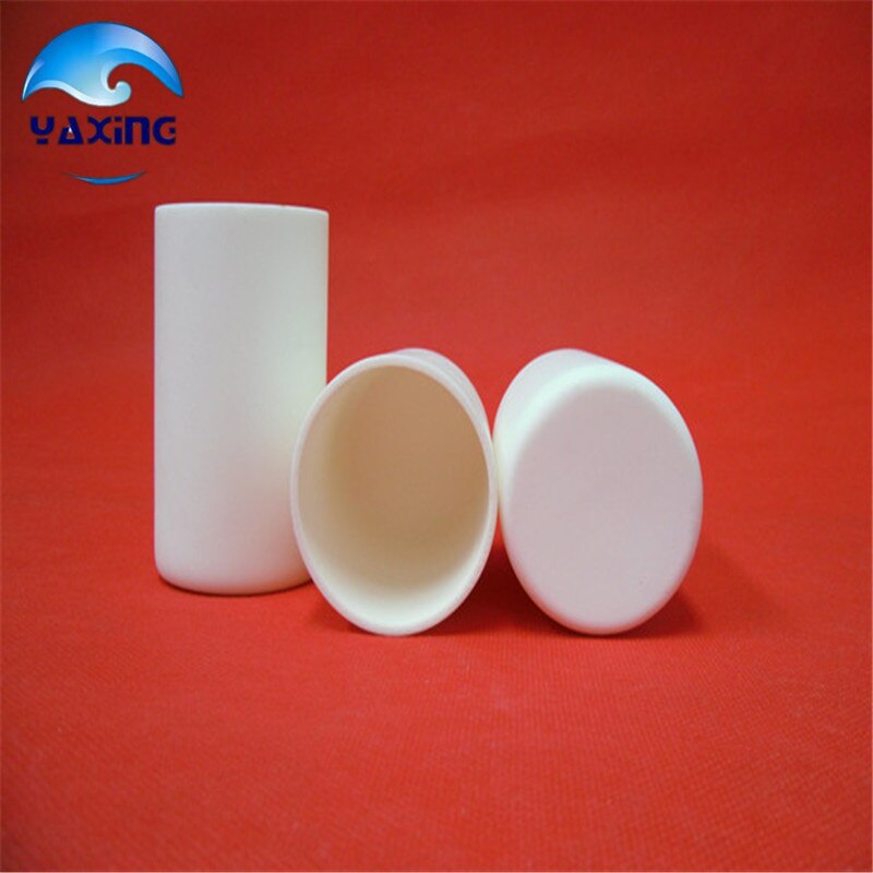 dia50x80mm 120ml 99.5% alumina crucible cylindrical corundum crucible /Cylindrical ceramic refractorye crucible