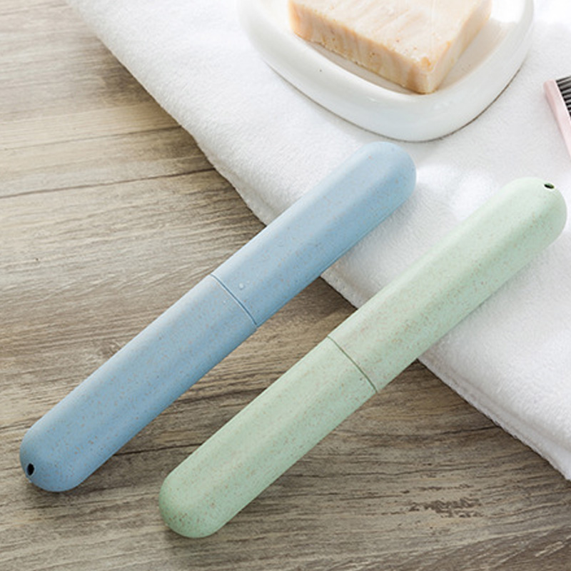 Hvede halm tandbørste boks tandbørste rør