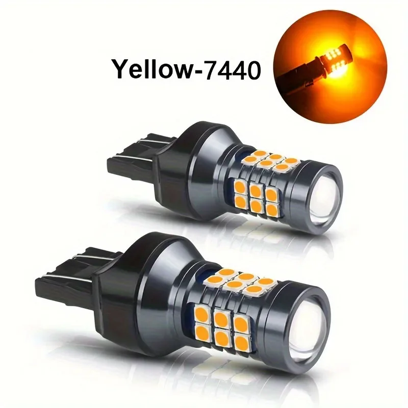 Ampoule de clignotant de voiture LED, feu de signalisation universel haute luminosité, voyant d'avertissement, lumière de sécurité nocturne, pièces de feu de signalisation de voiture: RGB / 3000k