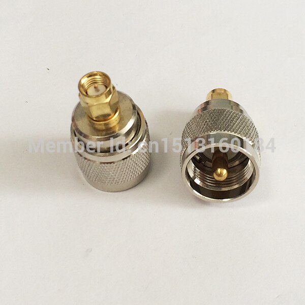 1 stück UHF Stecker auf SMA Stecker RF koax Adapter Modem Konverter Stecker Gerade Nickelplated